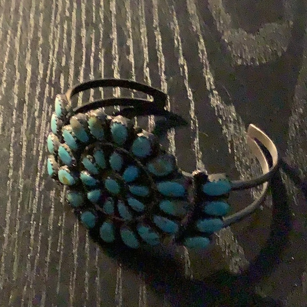 Turquoise bracelet.